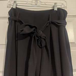 ANTONIO MELANI Black Wide Leg Pants